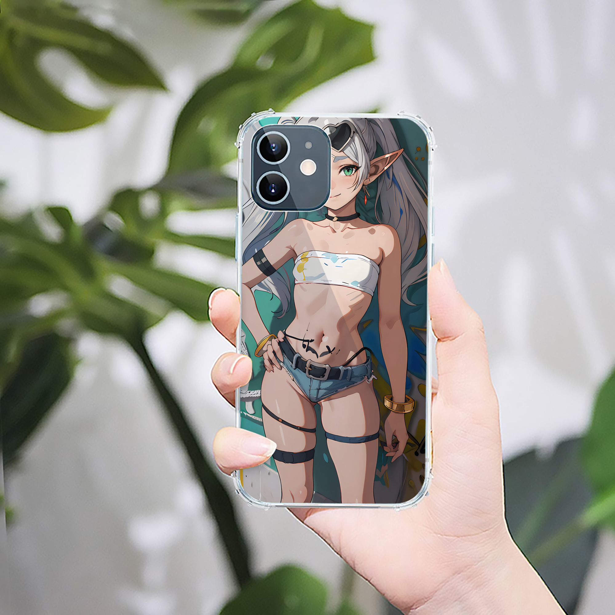 （画像用） 葬送のフリーレン Frieren 【iPhone 12シリーズ対応】透明スマホケース（クリアソフトケース）